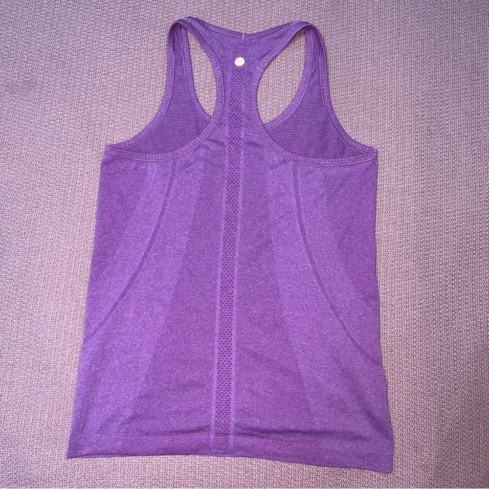 Lululemon Dark Purple Swiftly Tech Racerback size 8 - Picture 2 of 5